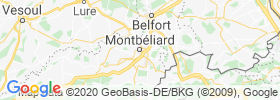 Montbeliard map